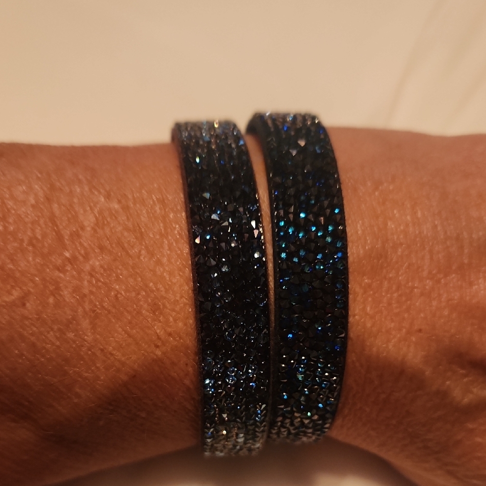 Elegant Crystal Double Wrap Braclet